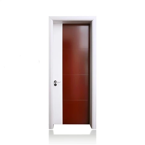 Moderna e semplice porta interna in WPC